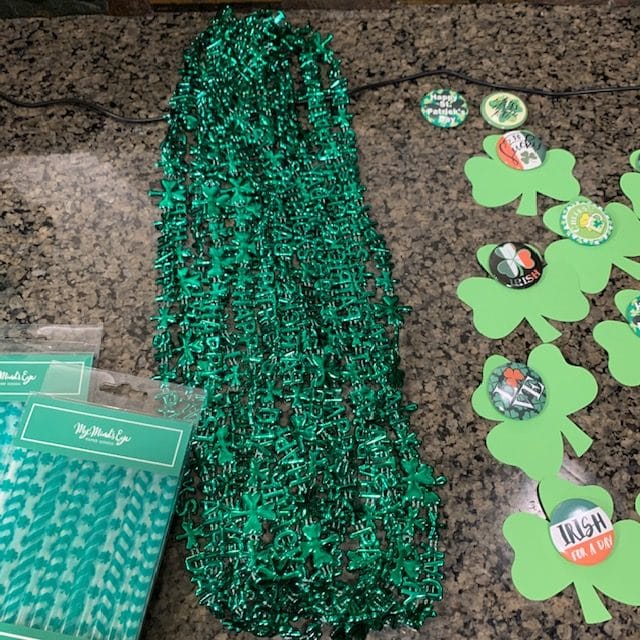 Green food ideas for St. Patrick's Day care package