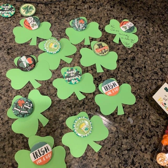 Green food ideas for St. Patrick's Day care package
