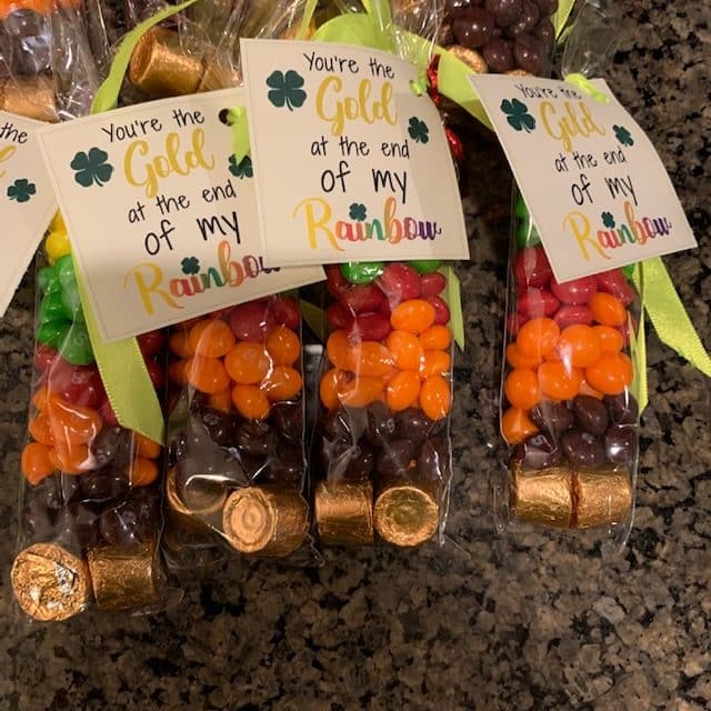 Green food ideas for St. Patrick's Day care package