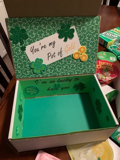 St. Patrick's Day care package