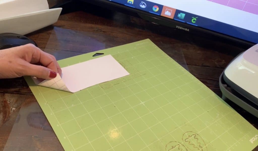 cricut transfer tape on cricut mat