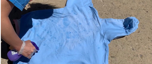 Bleach Spray Shirt DIY