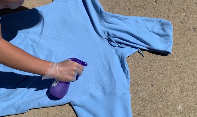 Bleach Spray Shirt DIY