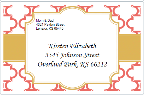 Little Box of Sunshine Care Package Label