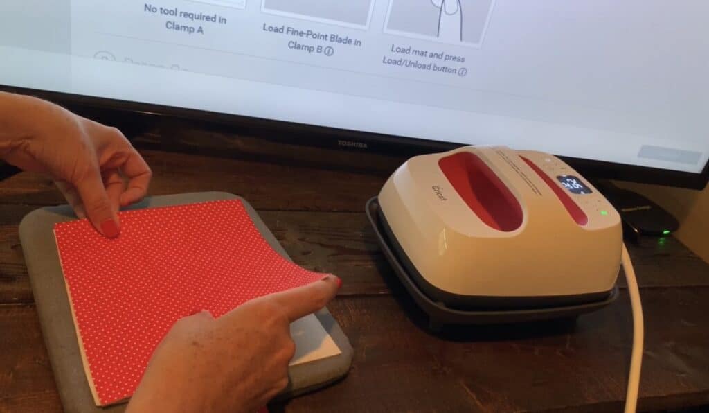 make faux leather two sided with Heat n Bond and a Cricut Easy Press