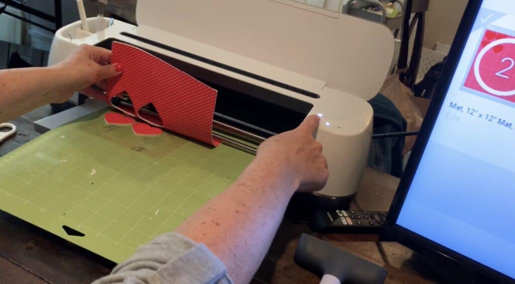 cutting double sided leather in the cricut machine