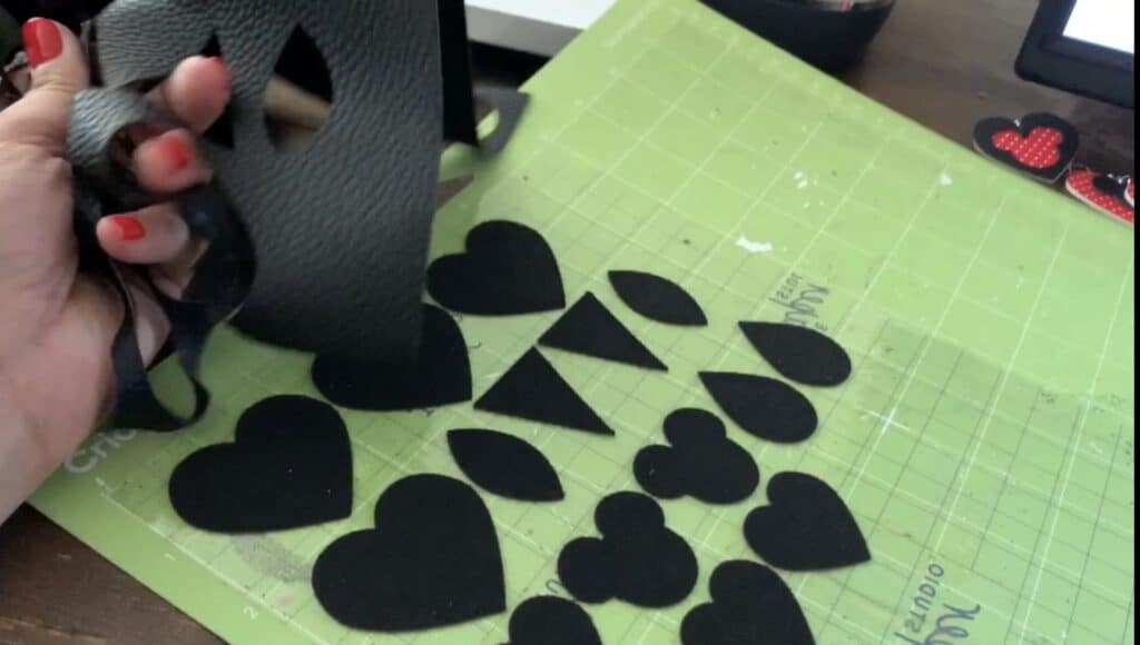 Disney faux leather earrings diy