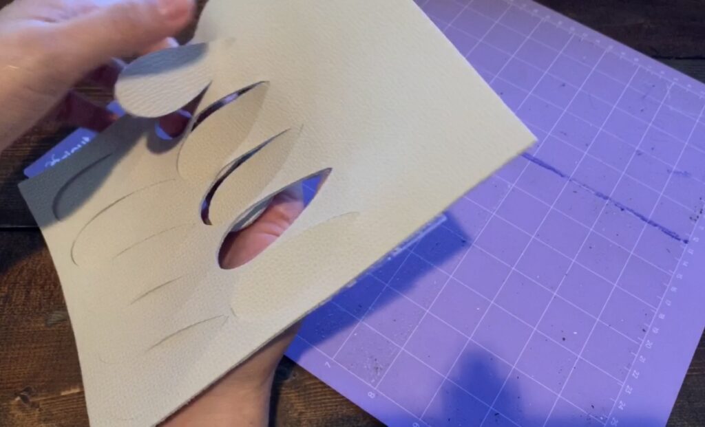 cutting genuine leather on a cricut machine