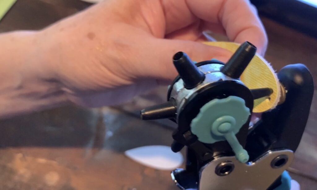 punching a hole in earrings