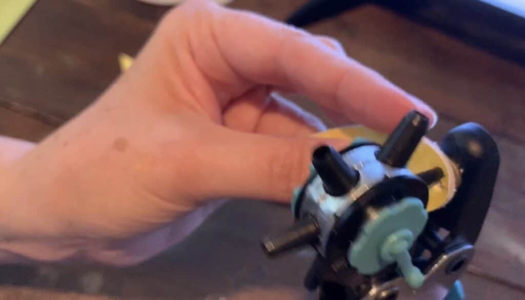 punching a hole in earrings