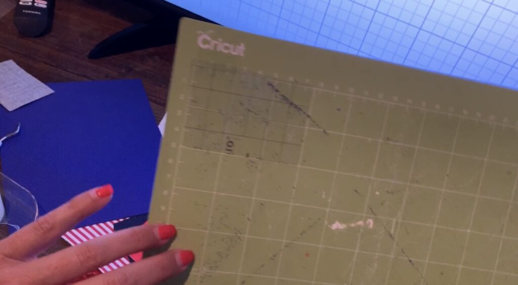 contact paper on cricut mat