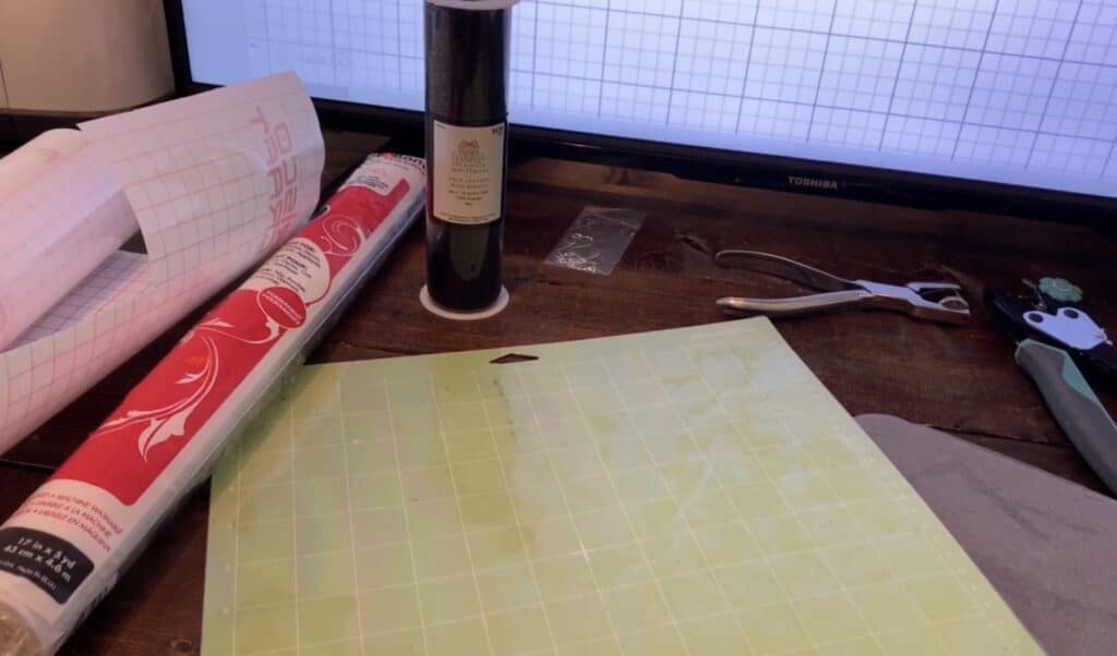 supplies for Halloween faux leather earrings bats