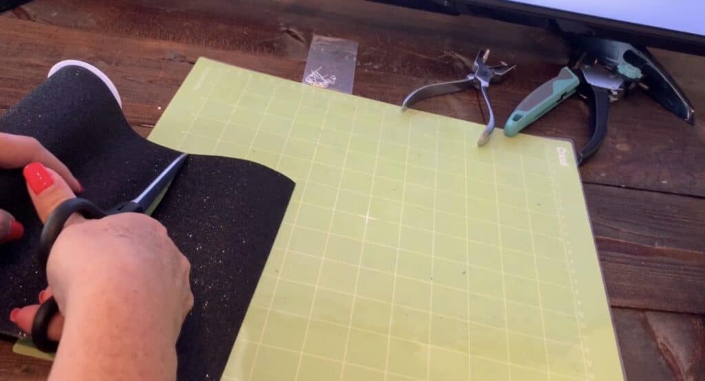 Hobby Lobby faux leather ribbon from ribbon boutique