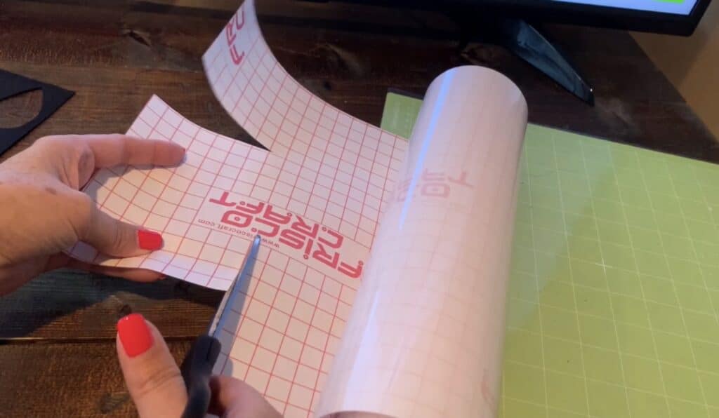 transfer tape on cricut mat