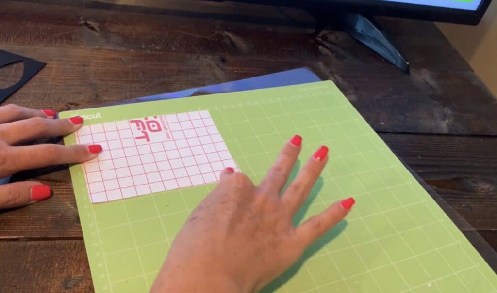 transfer tape on cricut mat