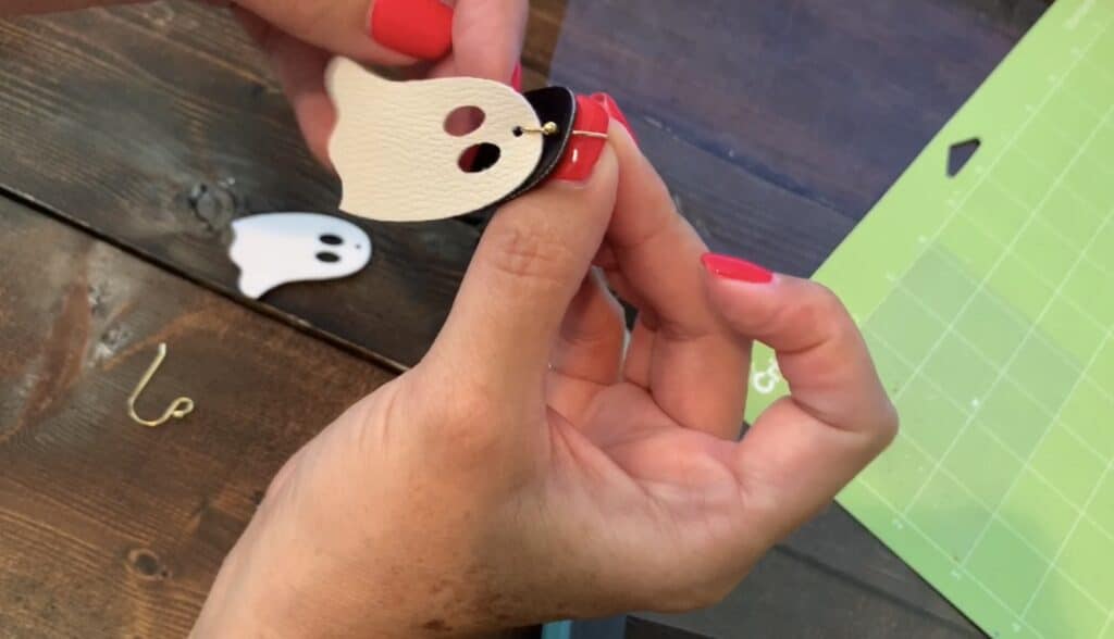 ghost earrings ready for ball wire hooks