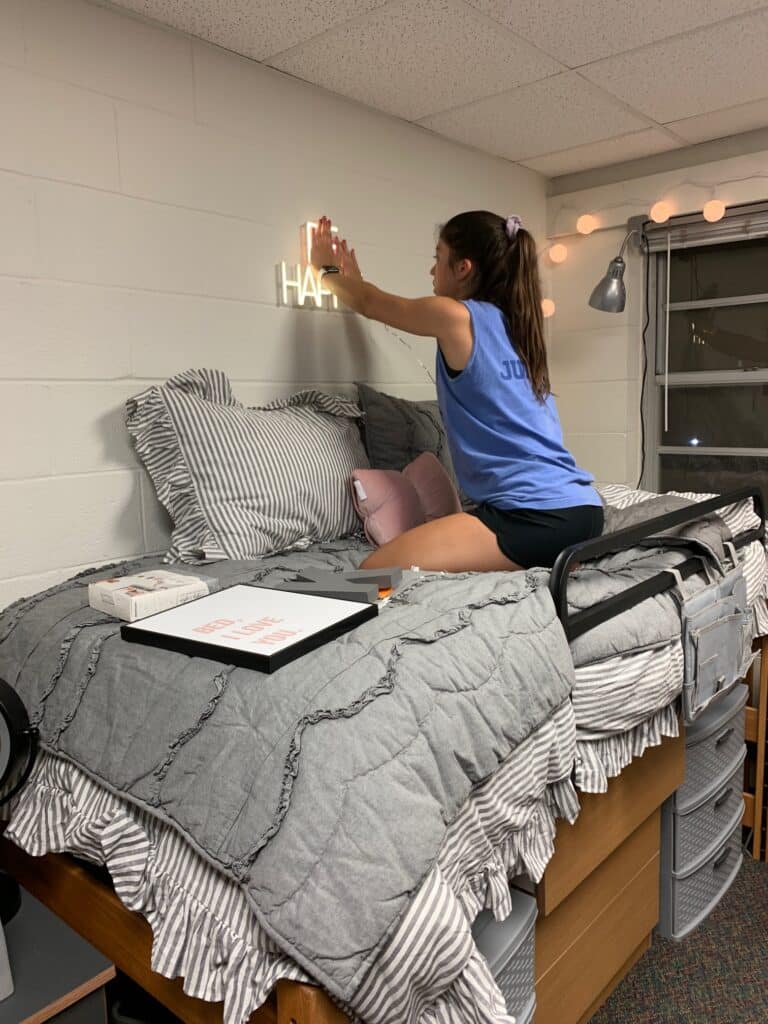 Command Strips and Command Hooks for college move in day tips