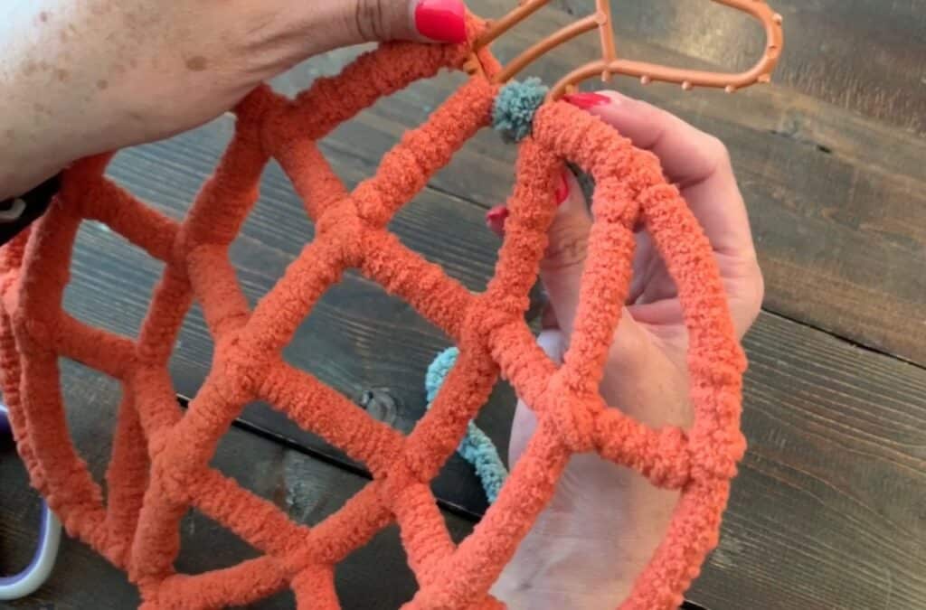 halloween dollar tree diy pumpkin wreath