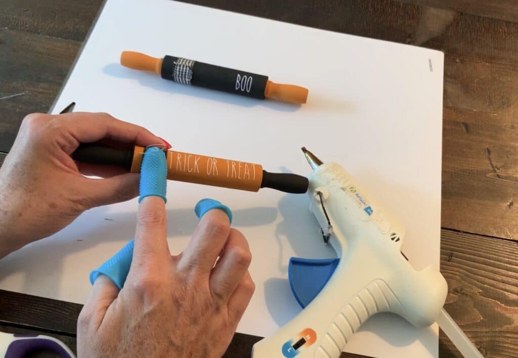 rolling pins for tiered tray decor