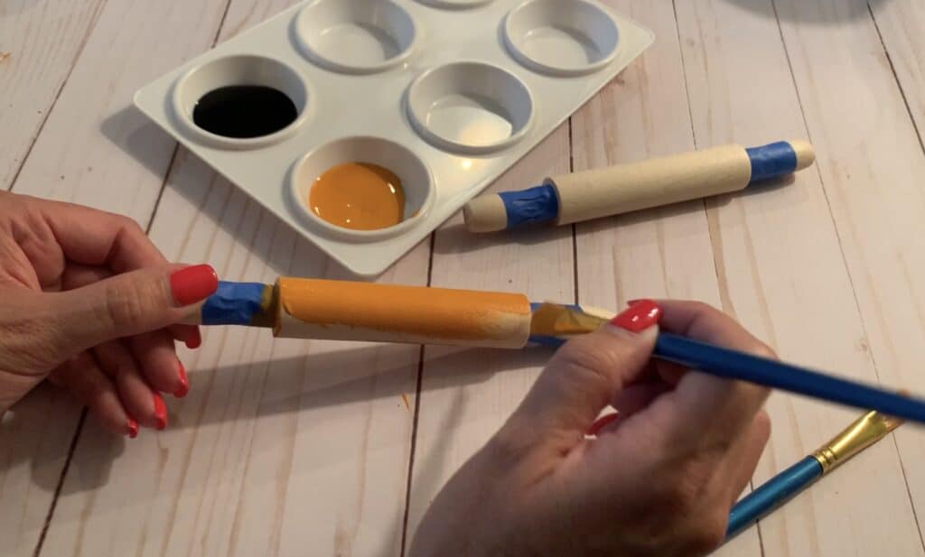 Halloween rolling pins diy