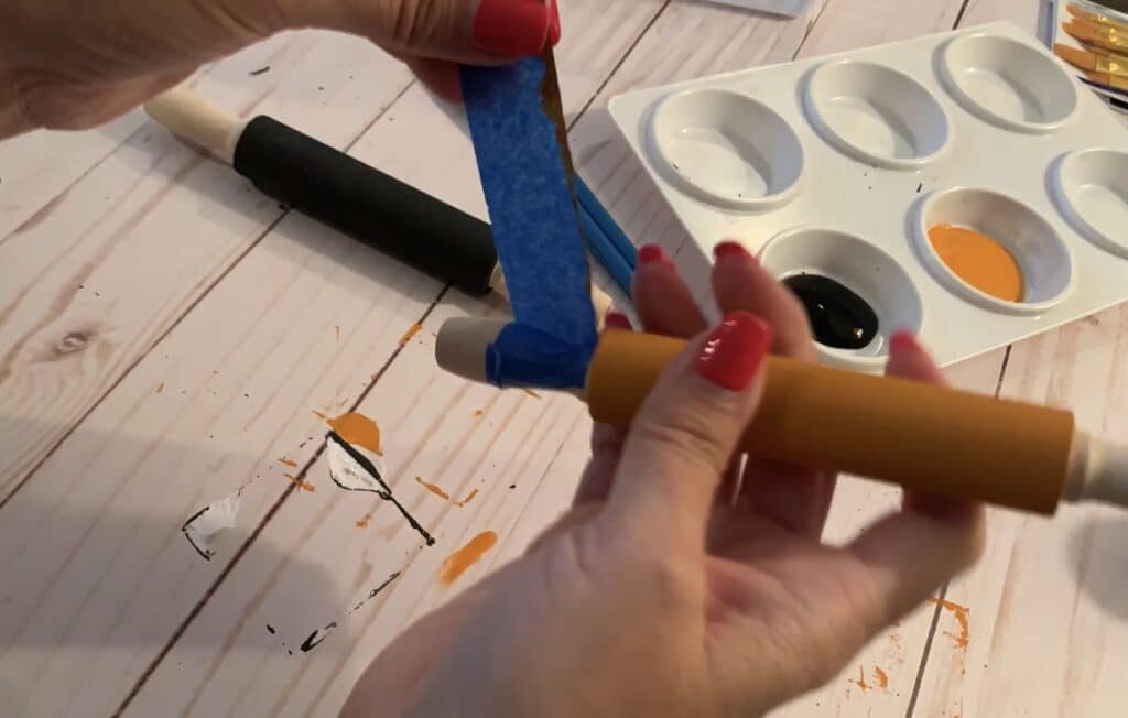 Halloween rolling pins diy