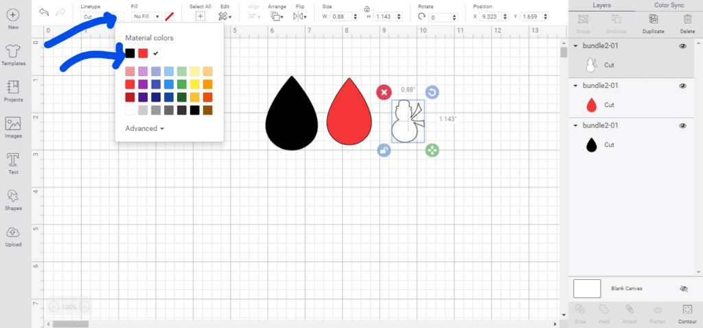 changing the color of the christmas leather earrnigs diy
