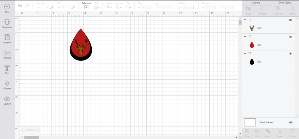 stacked reindeer leather earrings diy