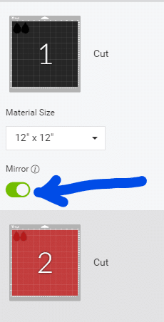 mirror the reindeer for the leather earring