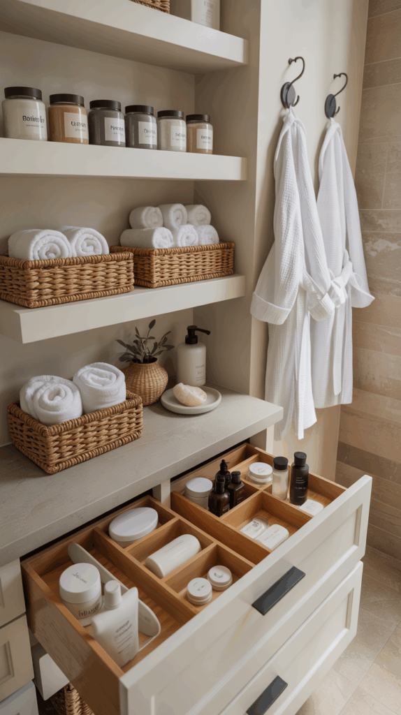 bathroom organization ideas for small spaces