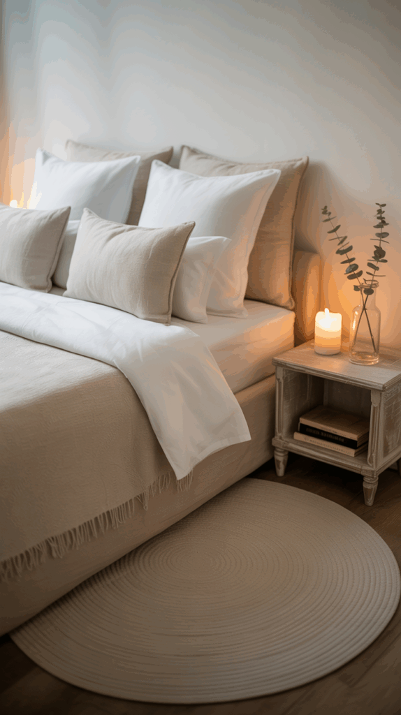 cozy bedroom without clutter