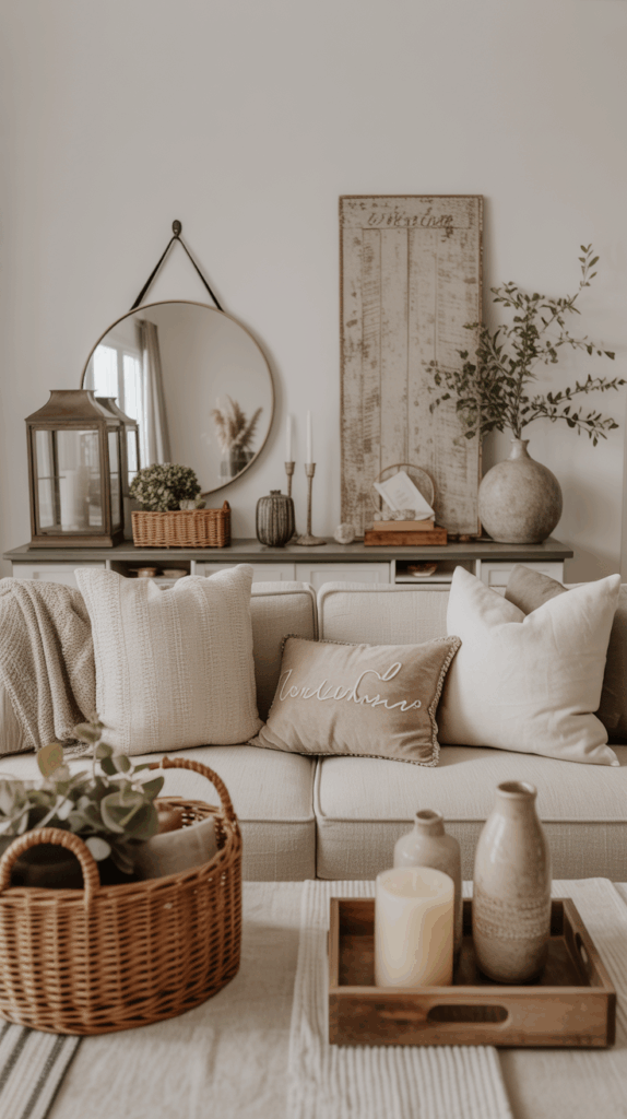 farmhouse wall decor ideas no signs