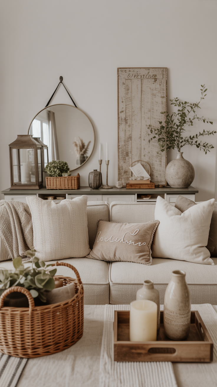 farmhouse wall decor ideas no signs