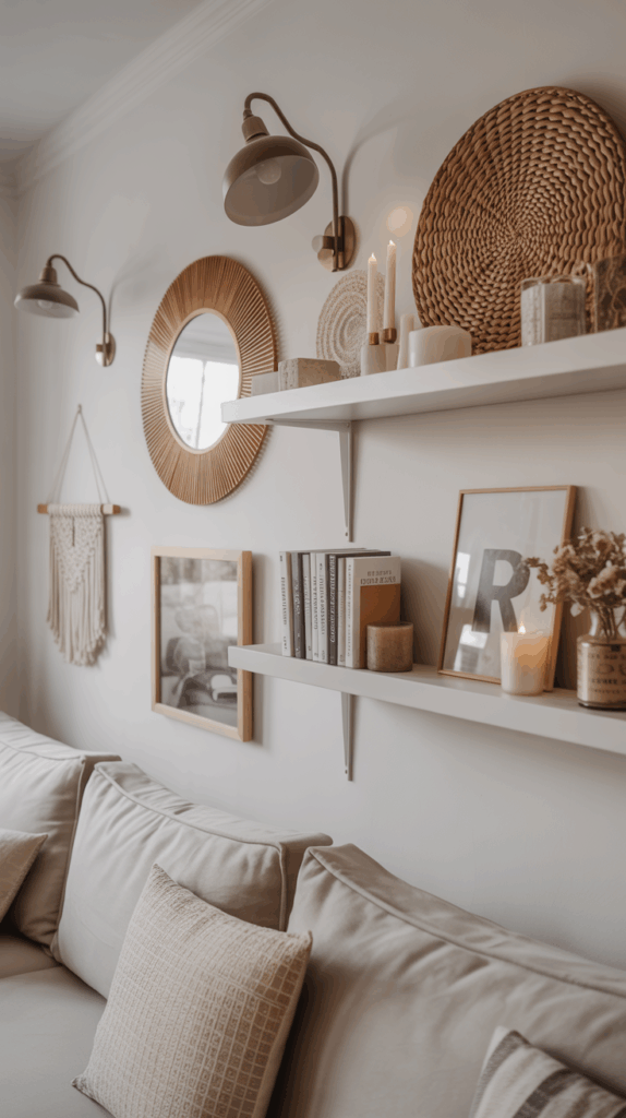 living room wall decor ideas no art prints