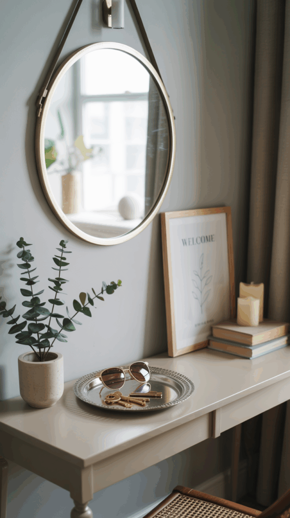 organize small entryway with style