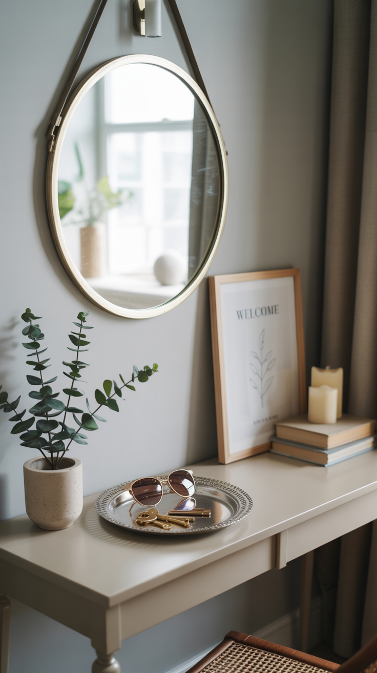 organize small entryway with style