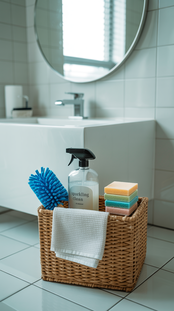 weekly cleaning routing